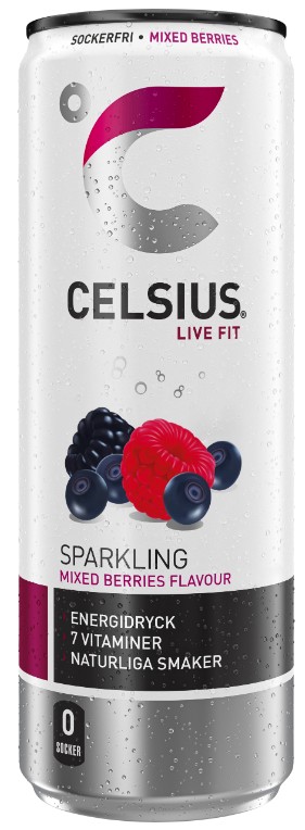 Celsius Mixed Berries 24x355ml