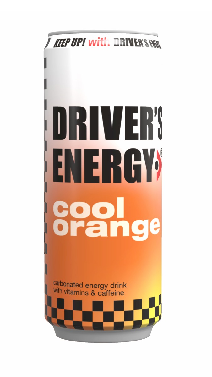 Driver's Energy Cool Orange 24x250ml+pantit