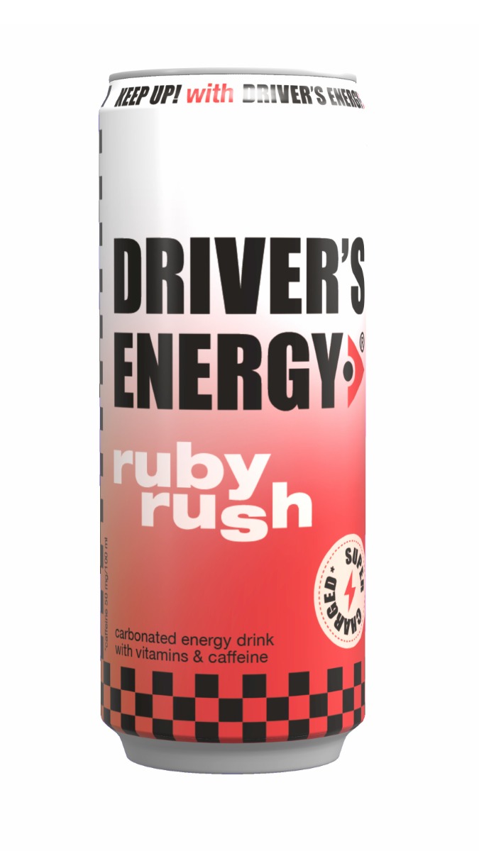 Driver's Energy Ruby Rush 24x250ml+pantit