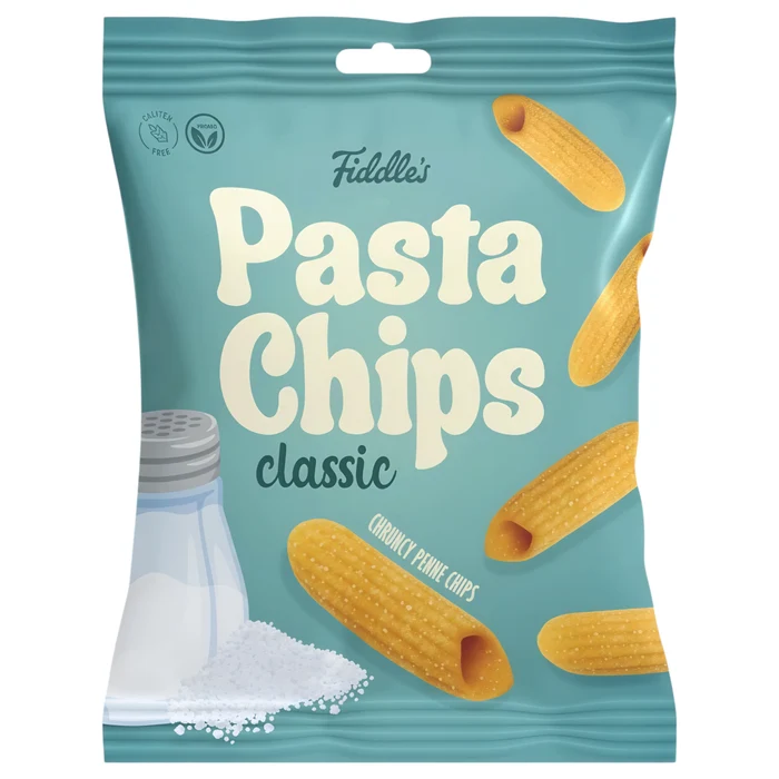 Fiddles Pasta Chips Salted 10x80g