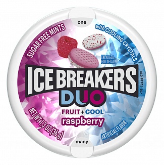 Ice Breakers Mints Duo Rasberry 8x36g