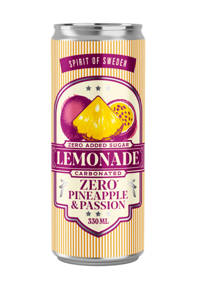 Lemonade Zero Pineapple-Passion 24x330ml