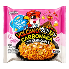 Paldo Volcano Carbonara Noodles 32x130g