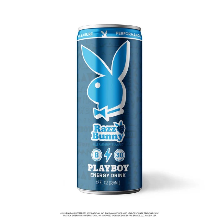 Playboy Razz Bunny Energy Drink 12x330ml