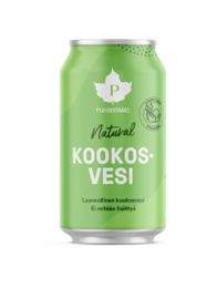 Puhdistamo Kookosvesi Perinteinen 12x310ml+pantit