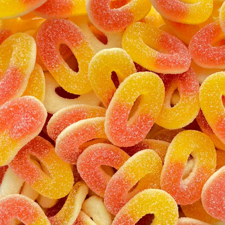 Trolli Perzik Ringen 1,0kg