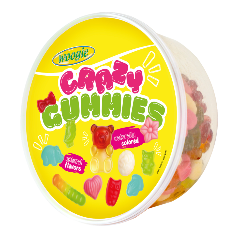 Woogie Crazy Gummies Fruit Box 6x1,0kg