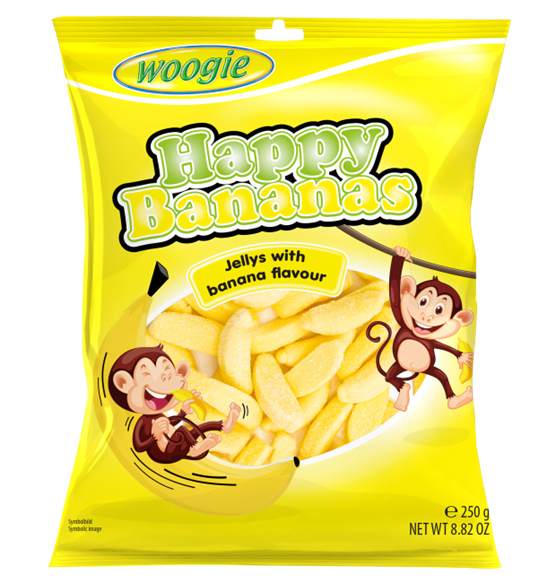 Woogie Happy Bananas 14x250g
