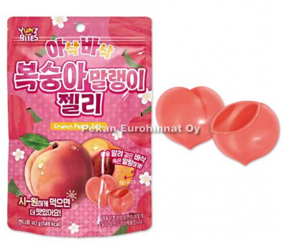 Yum's Crunch Peach Gummy 10x40g